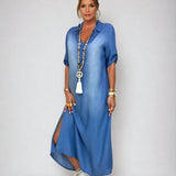 Ibiza - Denim Maxi Dress