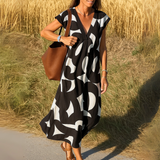 Flowy V-neck dress
