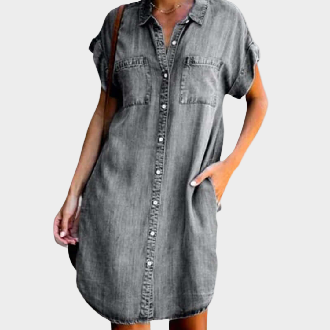 Relaxed denim dress