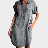 Relaxed denim dress