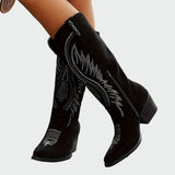 Elegant Embroidered Boots