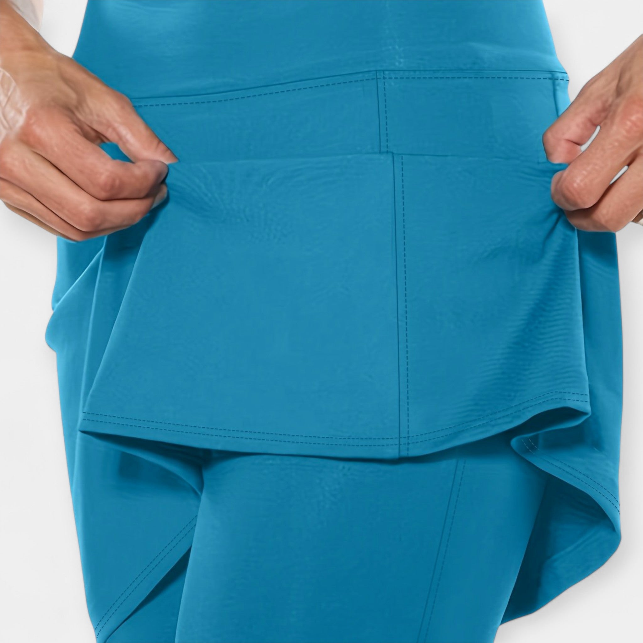 High-Waisted Skirted Pants