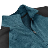 Mandarin collar cotton shirt