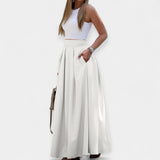 Stylized midi skirt