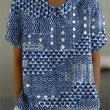 Ana - Tribal print shirt