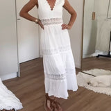 Lace V-neck Dress