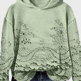 Lace-up hoodie