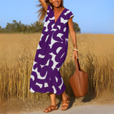 Flowy V-neck dress Magda