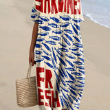 Ariana Sardine-Patterned Dress
