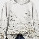 Lace-up hoodie
