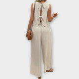 Valeria - Petal vest and pants