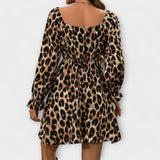 Leopard print dress