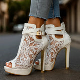 Liliana - Lace Sandals