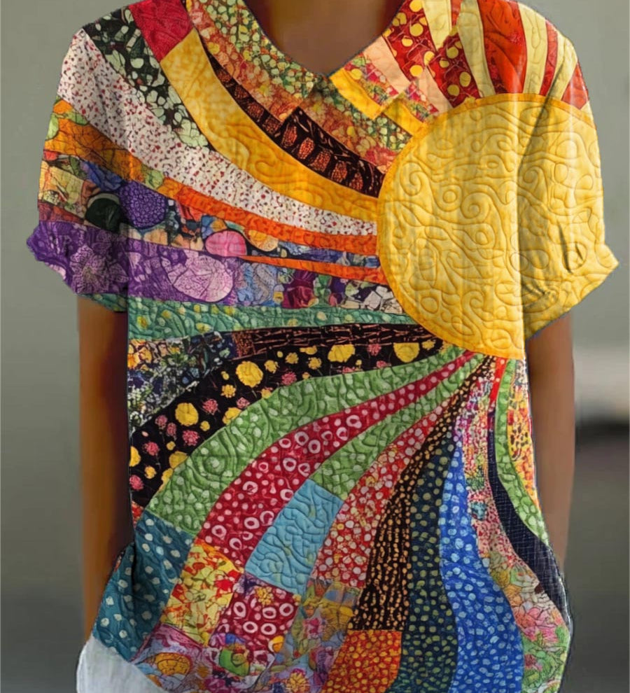 Patchwork Sunburst košulja