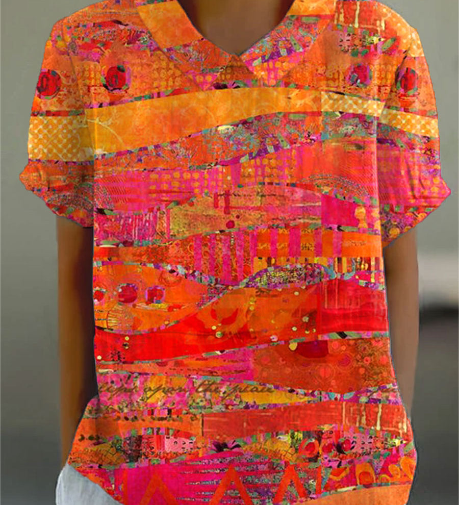 Isa - Abstract Pattern Shirt