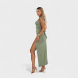 Sarela open-back long dress