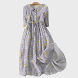 Daisy-print dress