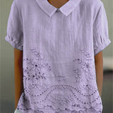 Embroidered Floral Shirt Liliana