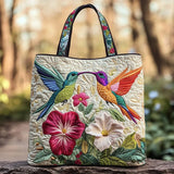 Jastučasta torba - Kolibri i bijeli cvjetovi