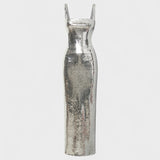 Sparkle silver evening dress