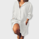 Clara - Summer linen blouse