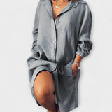 Clara - Summer linen blouse