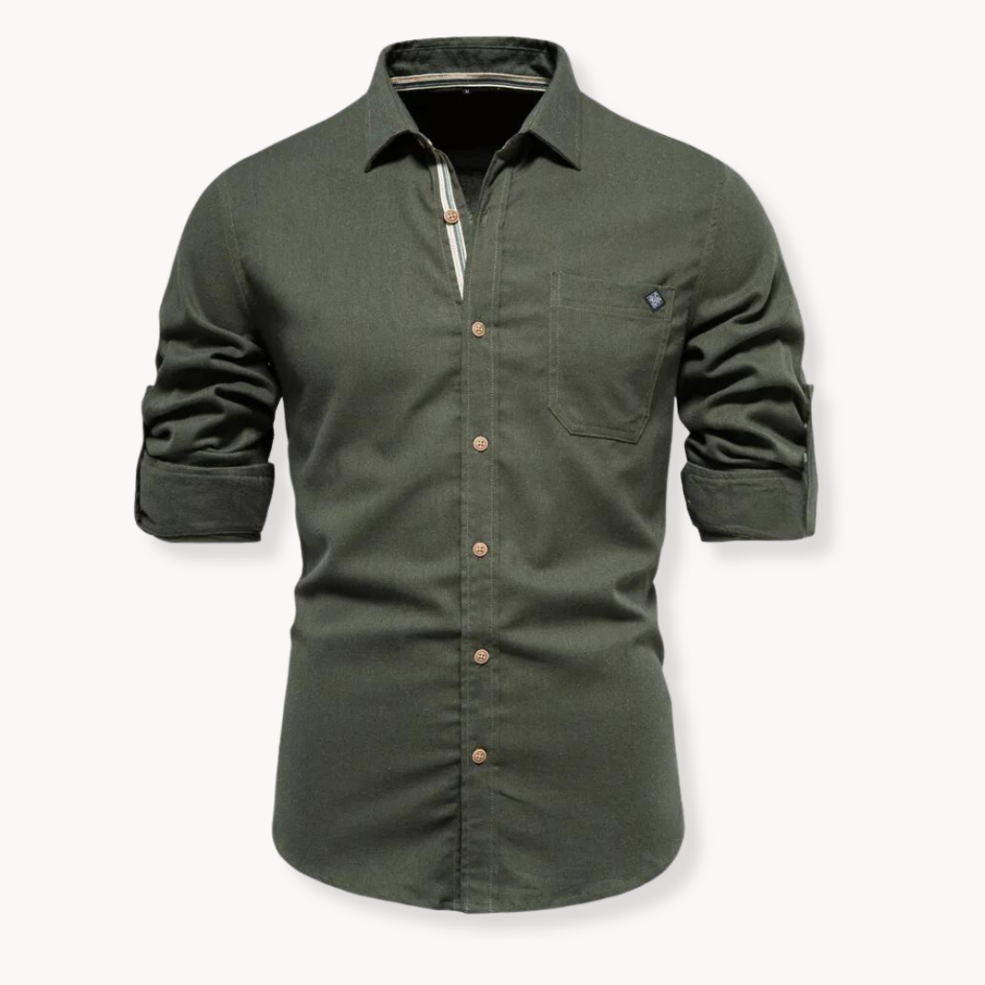 Breathable front-closure blouse