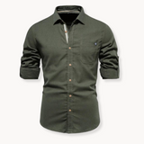 Breathable front-closure blouse