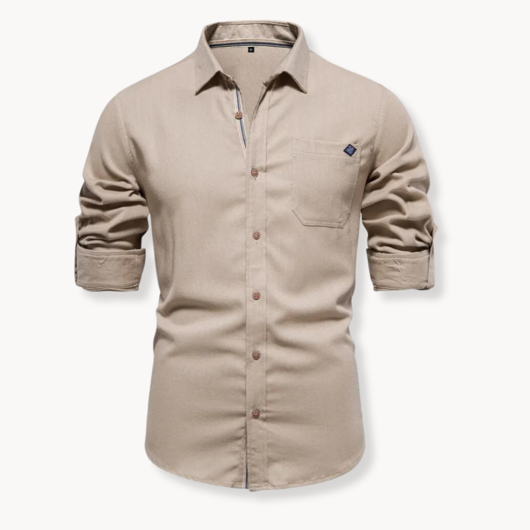 Breathable front-closure blouse