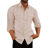 Breathable button-up shirt