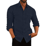 Breathable button-up shirt