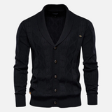 Cardigan Argyle Mistura Suave