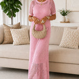 Beatriz - Long Lace Dress with Lining