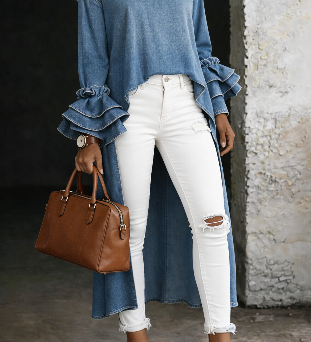Vânia - Ležerna Traper Bluza