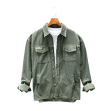 Textured corduroy shirt