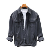 Textured corduroy shirt