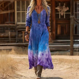 Maria - Casual Haljina s Dugim Rukavima Vintage Stil