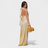 Satin Bow Dress - Martina