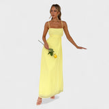 Maxi dress yellow