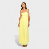 Maxi dress yellow