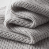 Knitted zip-up coat
