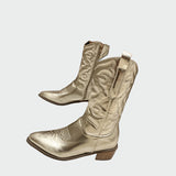 Metal Cowboy Boots