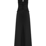 Velina lace and satin dress