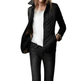 Puffy button-up coat