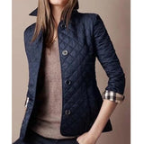 Puffy button-up coat