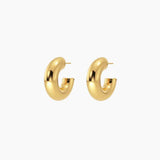 Chunky silver earrings