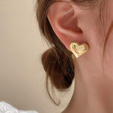 Heart-shaped earrings