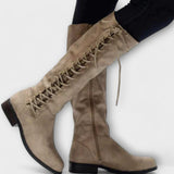 Elegant Lace-up Ankle Boots Lúcia