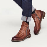 Paulo Chelsea Leather Boots