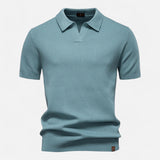 Mesh Polo Shirt - Black